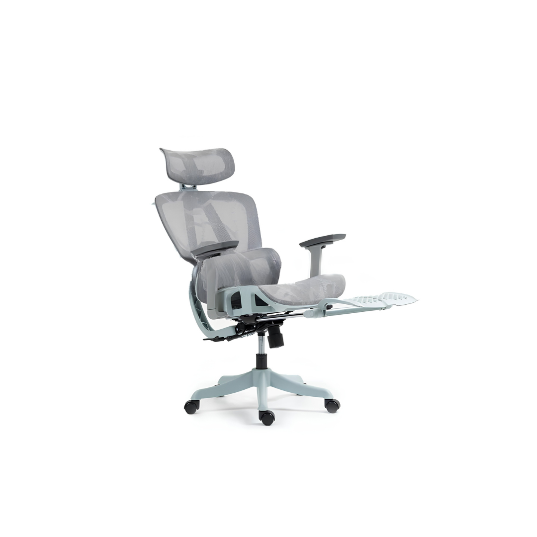 InPlay EF100-G V2 Grey Ergonomic Computer Chair with Footrest