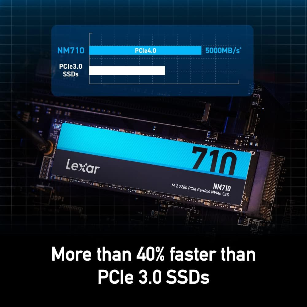 Lexar NM710 M.2 1TB NVMe SSD Gen4 LNM710X001T-RNNNG