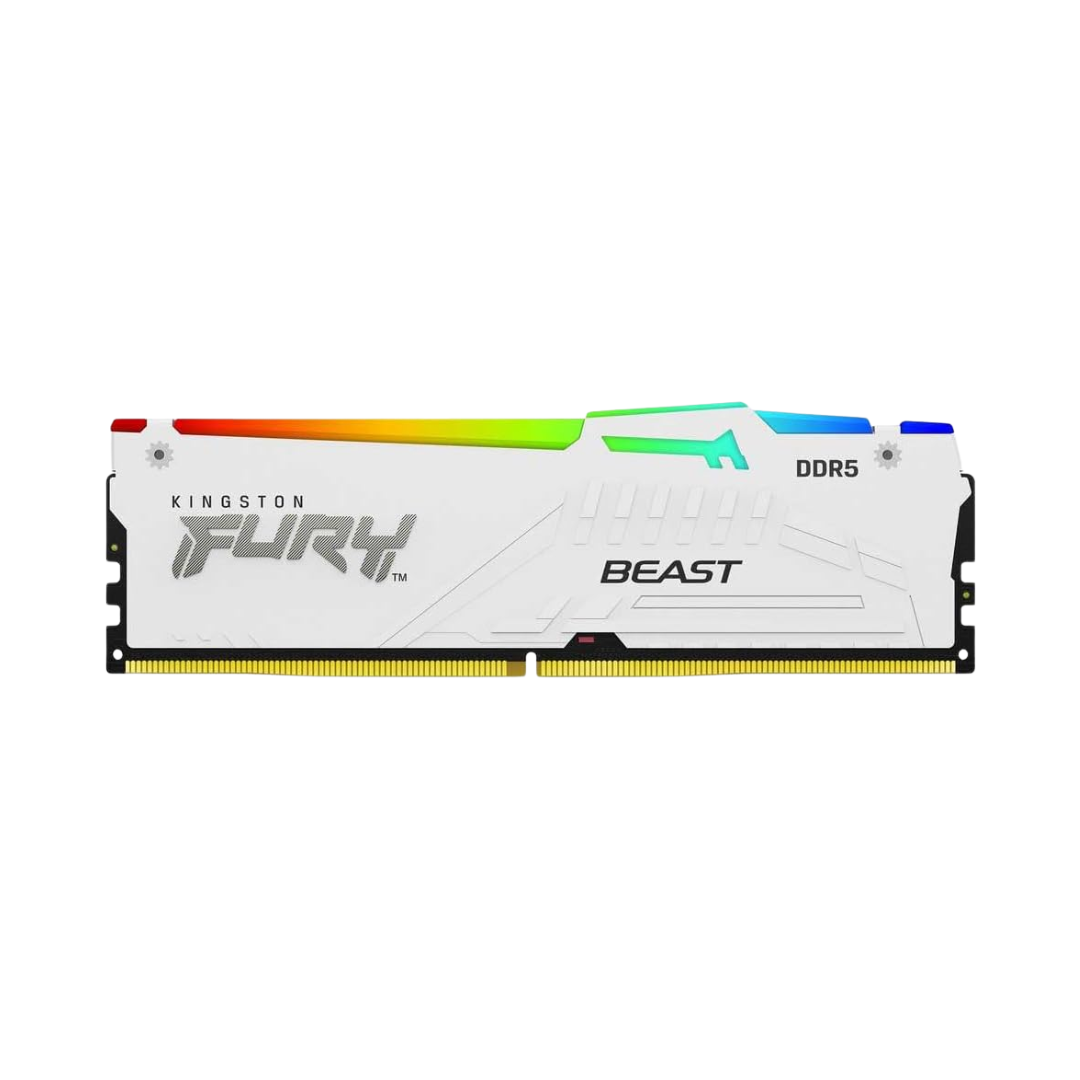 Kingston Fury Beast 16GB DDR5 5600MT/s CL36 WHITE KF556C36BWEA-16 Desktop Memory