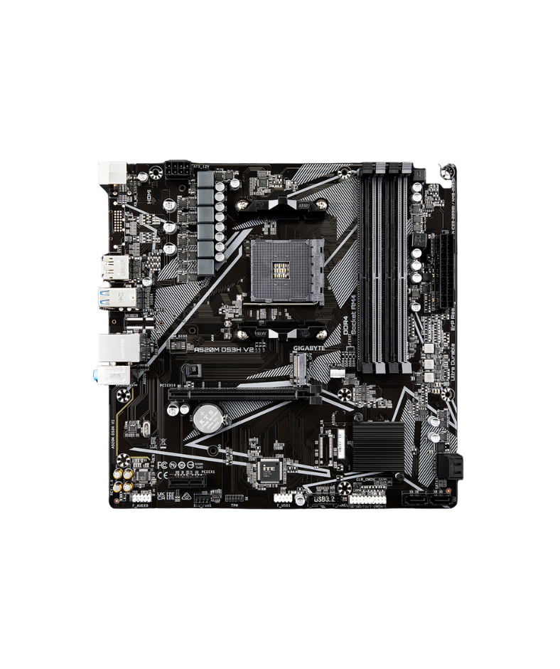 Gigabyte A520M DS3H V2 (AM4) Motherboard