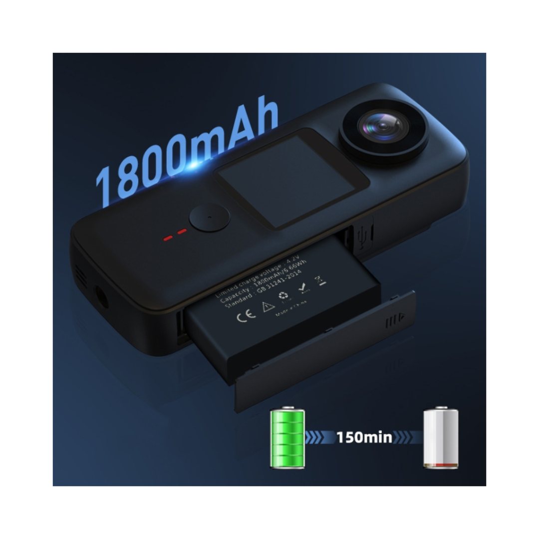 Dual Screen Handheld Action Camera 4K ULTRA HD 48MP PHOTO