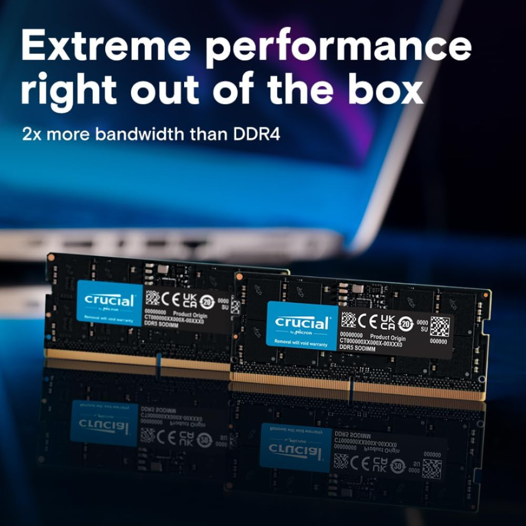 Crucial 16GB DDR5 SoDimm ( CT16G48C40S5-16 | CT16G56C46S5-16 )