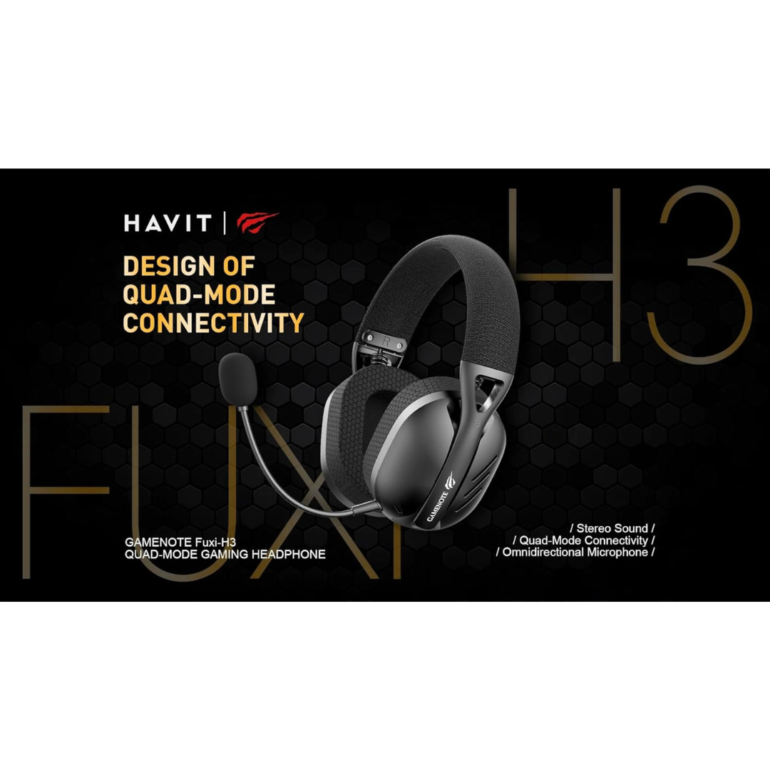 Havit Fuxi-H3 Low Latency Quad-Mode Gaming Headphones with Microphone