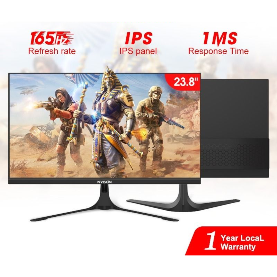 Nvision EG24S1 PRO 23.8" IPS 180Hz 1920X1080 Black Gaming Monitor