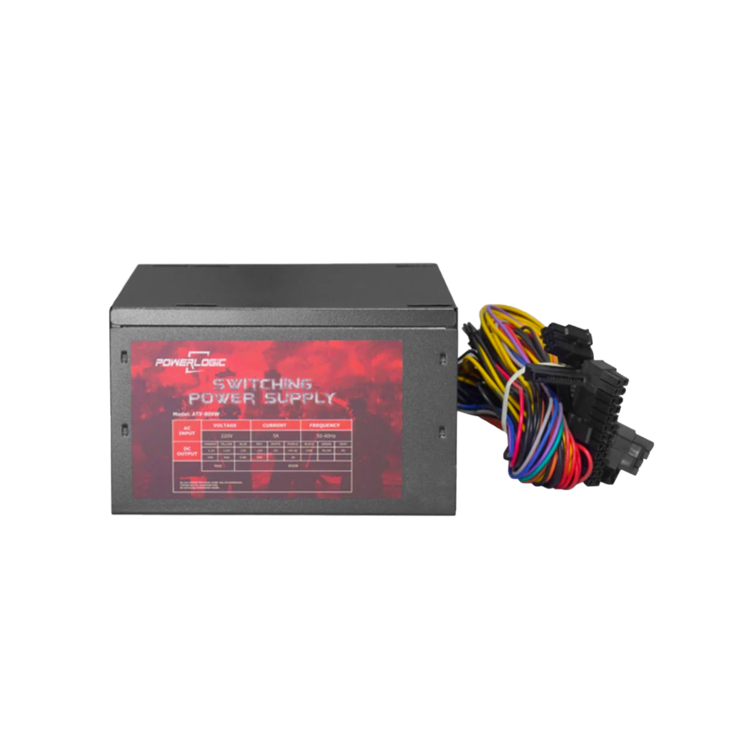 Powerlogic P800W 24+4pin Standard ATX Power Supply