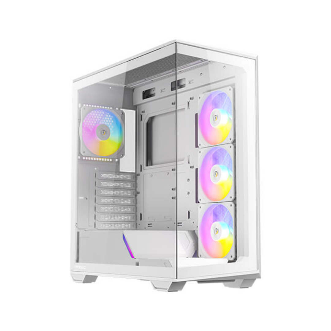 Antec C3 ARGB TG Mid Tower Case w/ 4x120mm Fan ( Back | White )
