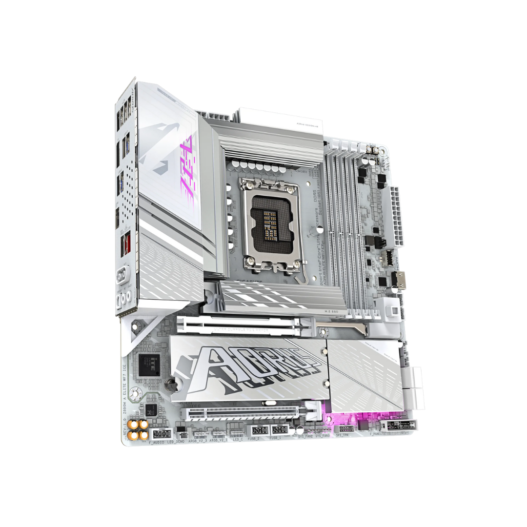 Gigabyte Z890M Aorus Elite WiFi7 ICE 4*D5 mATX WiFi7 LGA1851 Motherboard