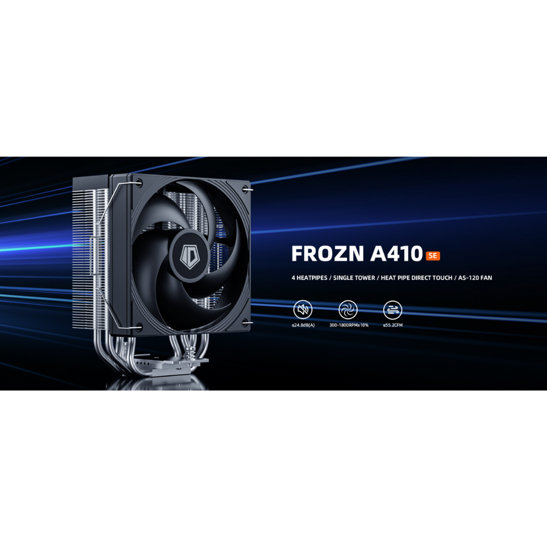 ID Cooling FROZN A410 SE Black 1X120mm PWM CPU Cooler