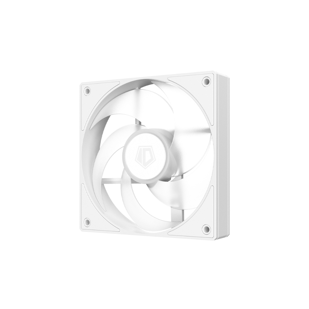 ID Cooling AS-120 ARGB White 120mm TRIO Fan AS-120-ARGB-W TRIO