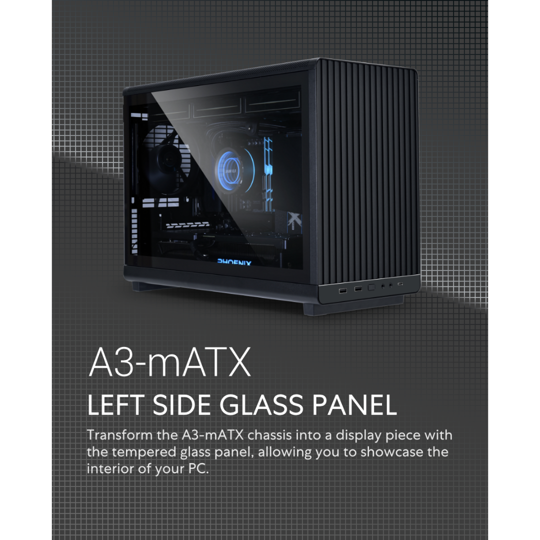LIAN LI Dan A3 mATX Small Case for mATX / Mini ITX ( Black | White )