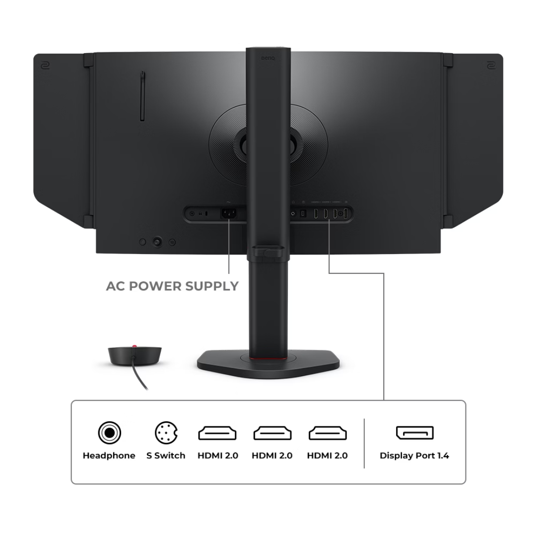 BenQ Zowie XL2566X+ 24" TN 400HZ 1920x1080 DyAc2 Gaming Monitor For Esports (Grey)