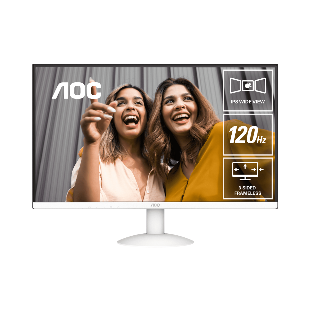 AOC 27B30H/BW 27" White IPS 120Hz FHD (1920X1080) 1ms (MPRT) AdaptiveSync Gaming Monitor