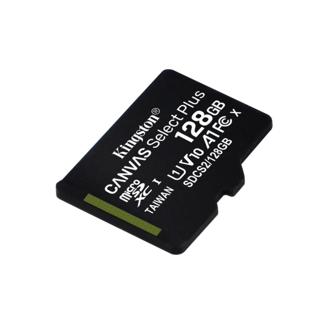 Kingston SDCS2/128GB Canvas Select Plus 128GB 100mb/s MicroSD Memory Card with Android A1 Performance Class
