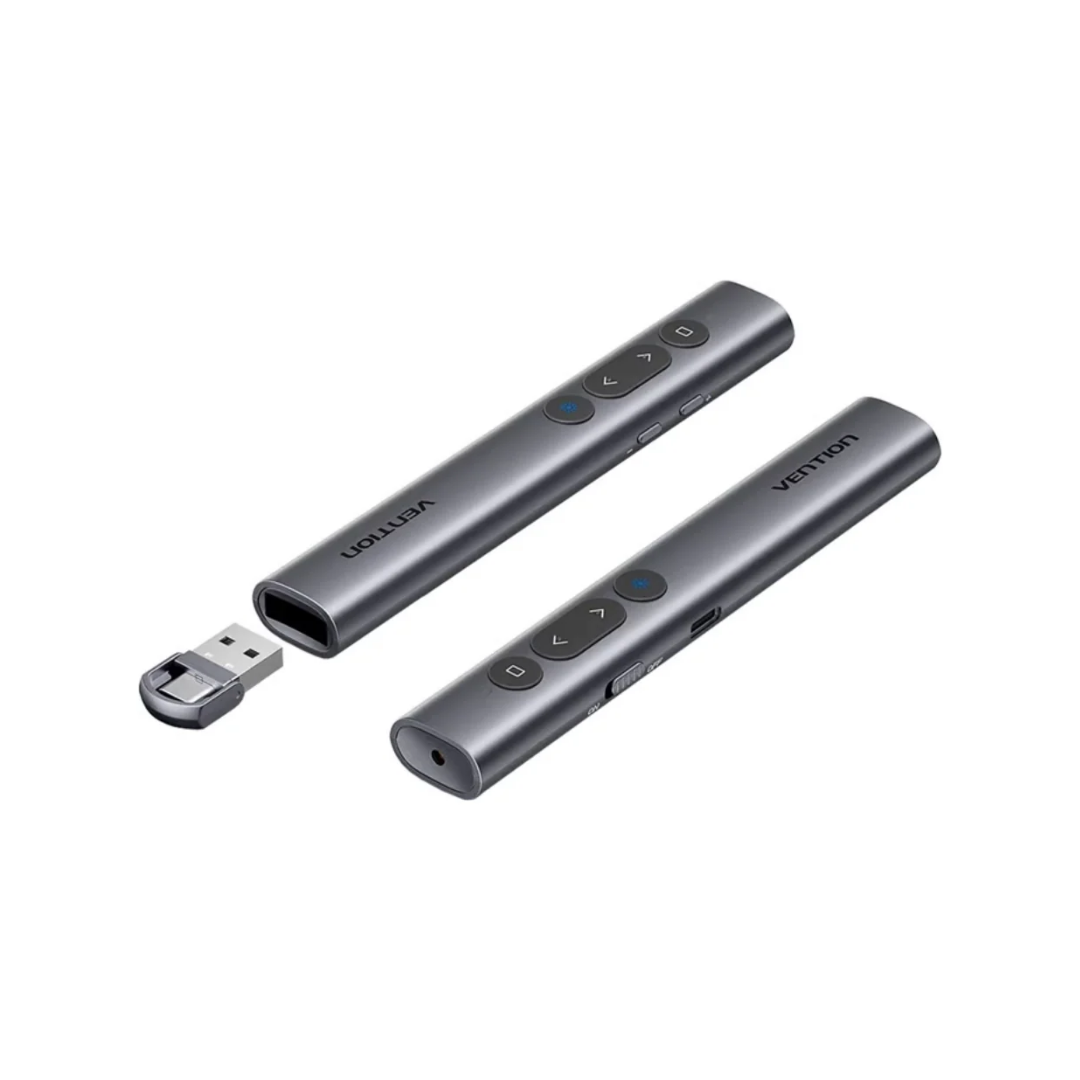 Vention Rechargeable Wireless Powerpoint Presenter Clicker with Green Laser Pointer KQJHO