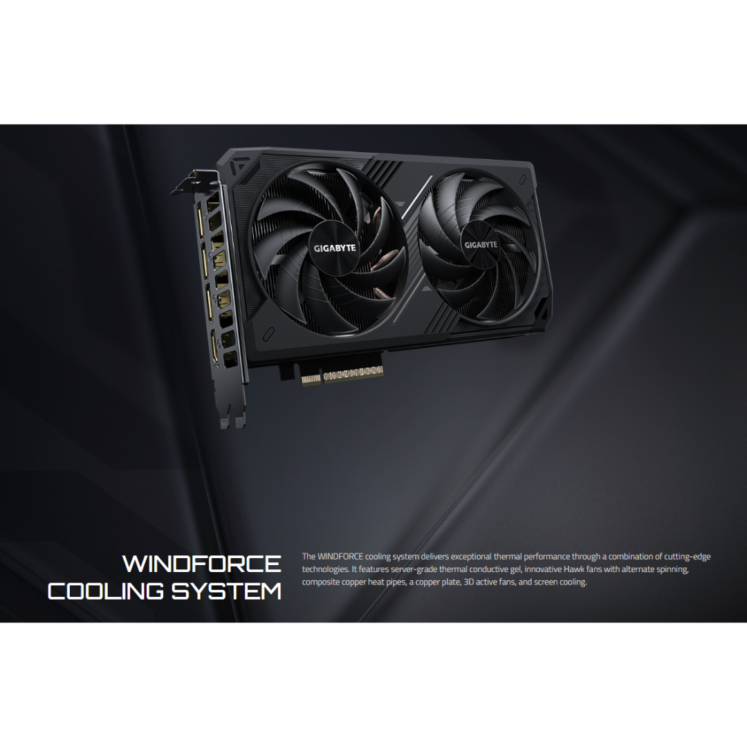 Gigabyte RTX 5060 TI Windforce OC SFF 16GB GV-N506TWF2OC-16GD Graphics Card