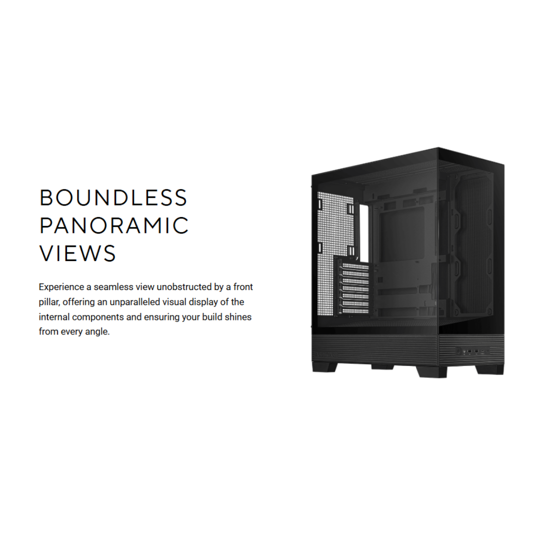 Asus A31 TG ATX Tempered Glass USB3 Mid Tower PC Case