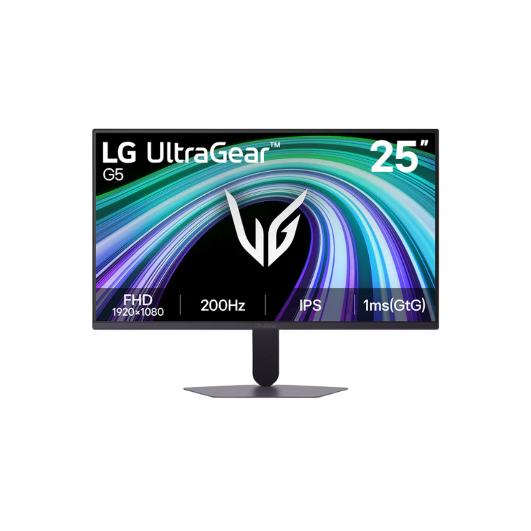 LG UltraGear G5 25G523B-B 25" IPS 200Hz FHD 1920x1080 1ms GTG Gaming Monitor with Tilt & Height Adjustment