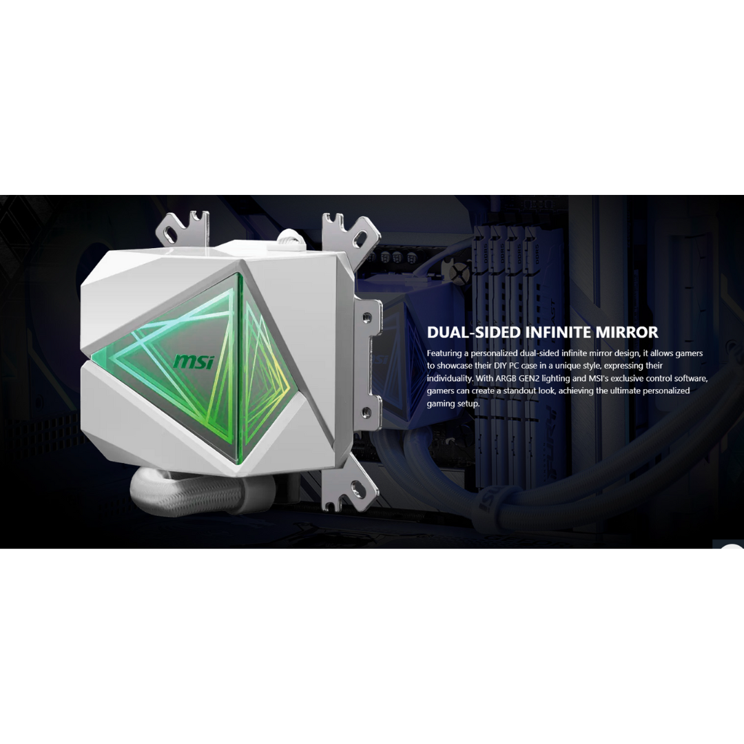 MSI MAG Coreliquid I240 White Liquid Cooler