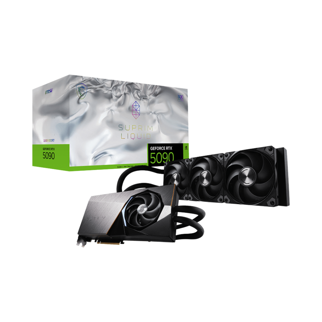 MSI RTX 5090 32G Suprim Liquid SOC Graphics Card