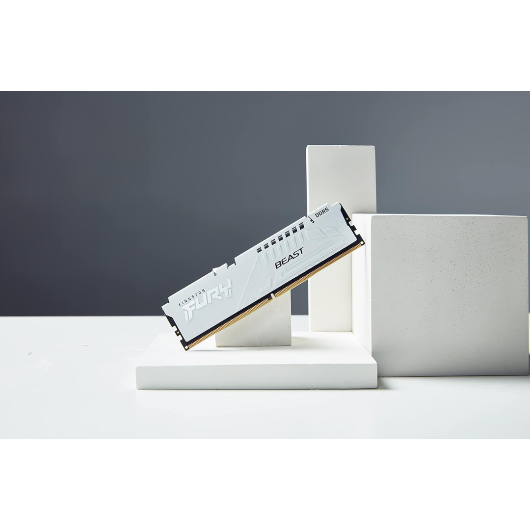 Kingston Fury Beast 64GB 32Gx2 DDR5 6000MTs KF560C36BWEK2-64 Desktop Memory