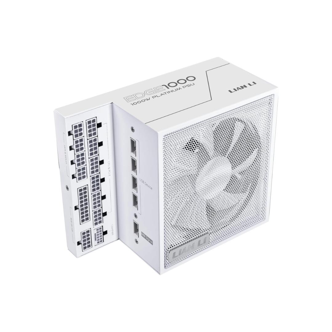 Lian Li Edge 1000 Platinum 1000watts PSU Full Modular ATX3.1 PCIe5.1 L-shape for dual chamber