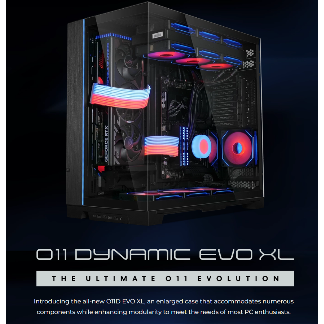 Lian Li O11D Dynamic Evo XL Black O11DEXL-X Full-Tower PC Case ( Pre Order )