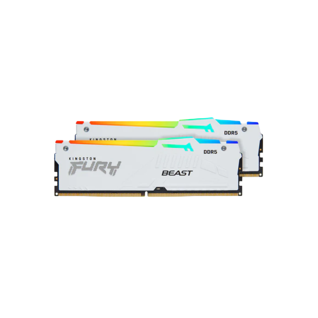 Kingston Fury Beast 32GB 16Gx2 DDR5 6000 KF560C30BWEAK2-32 Desktop Memory
