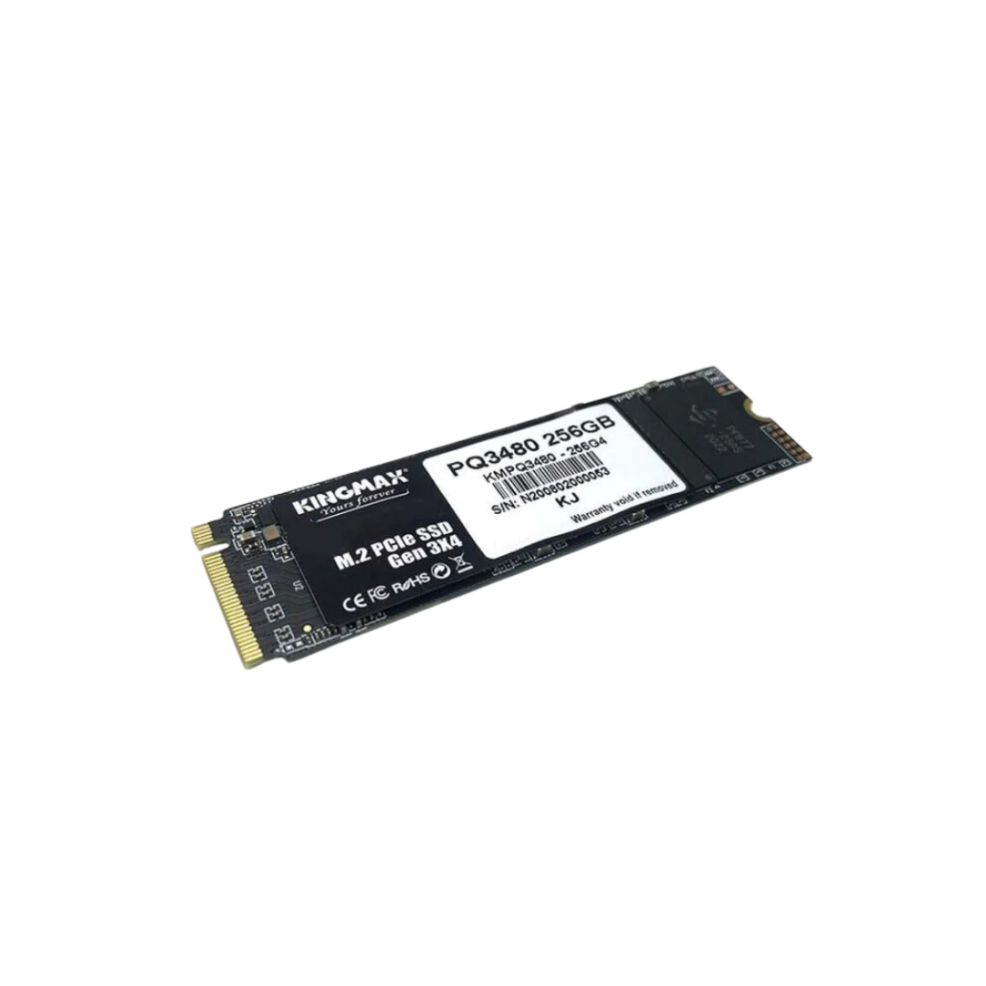 Kingmax PQ3480 M.2 512GB PCIe 2280 NVMe SSD Gen3x4 KMPQ3480-512G Read Up to 2300MB/s, Write Up to 1700MB/s, 3D NAND, SLC Caching Technology