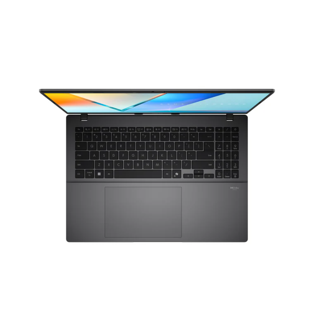 Asus Vivobook S16 S3607QA-PL003WSM Laptop (Matte Gray) | 16" 2.5K (2560x1600) 144Hz IPS | Snapdragon X X1 26 100 | 16GB RAM | 512GB SSD | Qualcomm Adreno GPU | Windows 11 Home | MS Office Home 2024 + MS 365 Basic + Asus Backpack