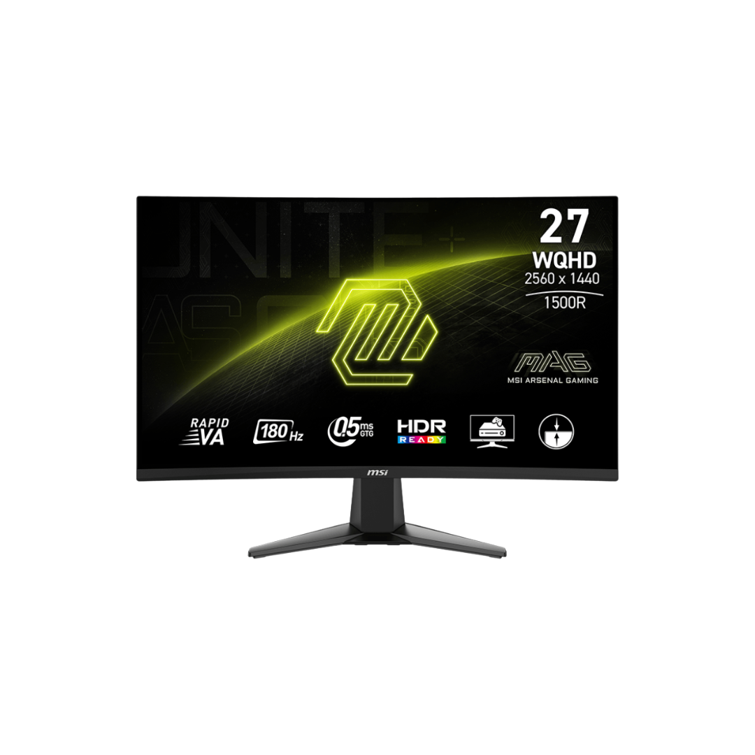 MSI MAG 27CQ6F 27" VA 180Hz WQHD 2560x1440 0.5ms GTG Rapid Curved Gaming Monitor