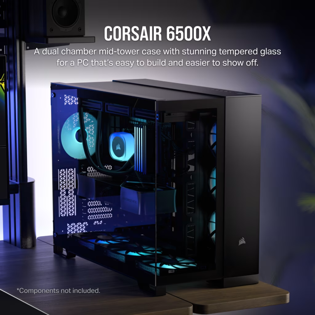 Corsair 6500X Black Dual Chamber Case CC-9011257-WW