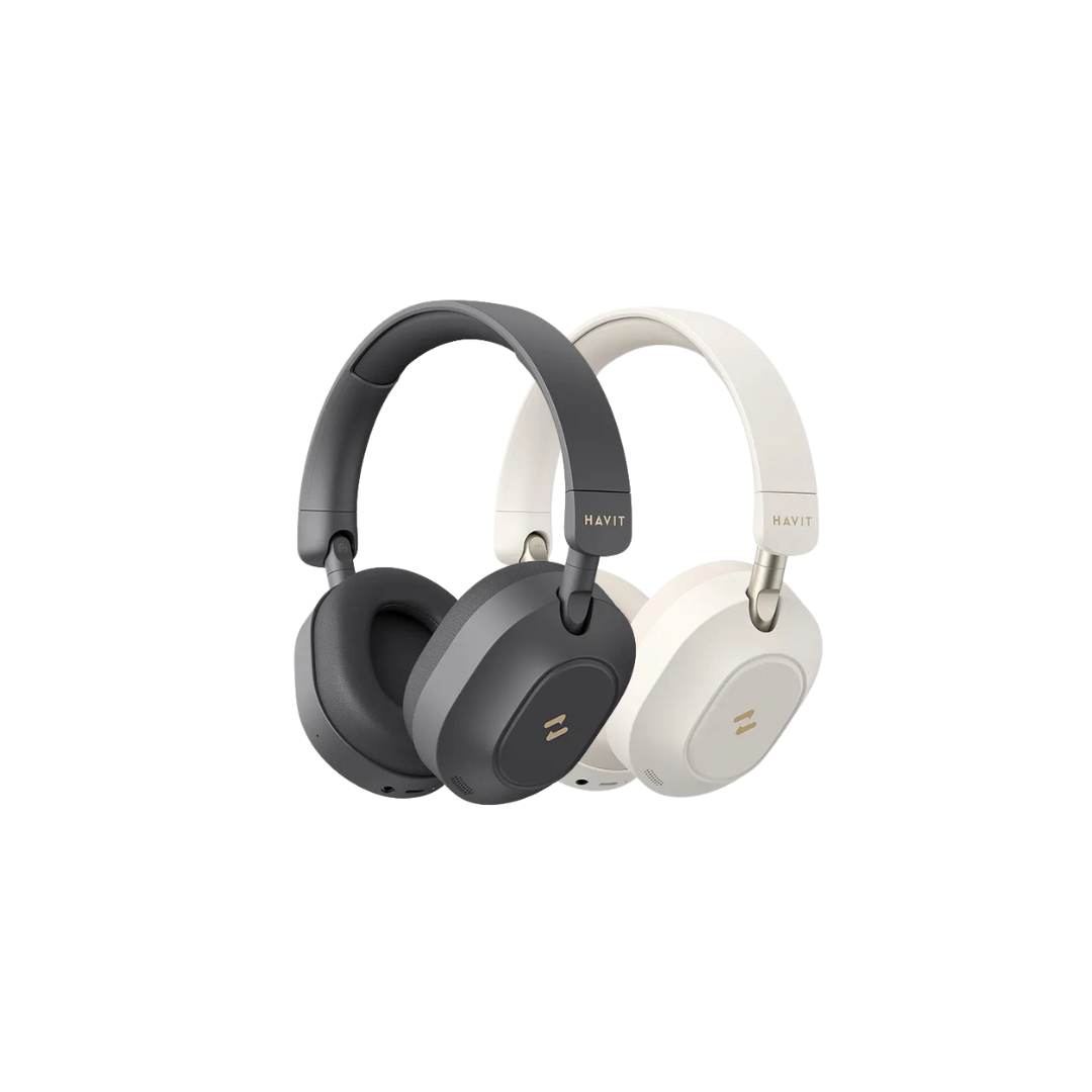 HAVIT H668BT Headphone | Active Noise Cancellation | Super Long Battery-life | Dual Devices Connection