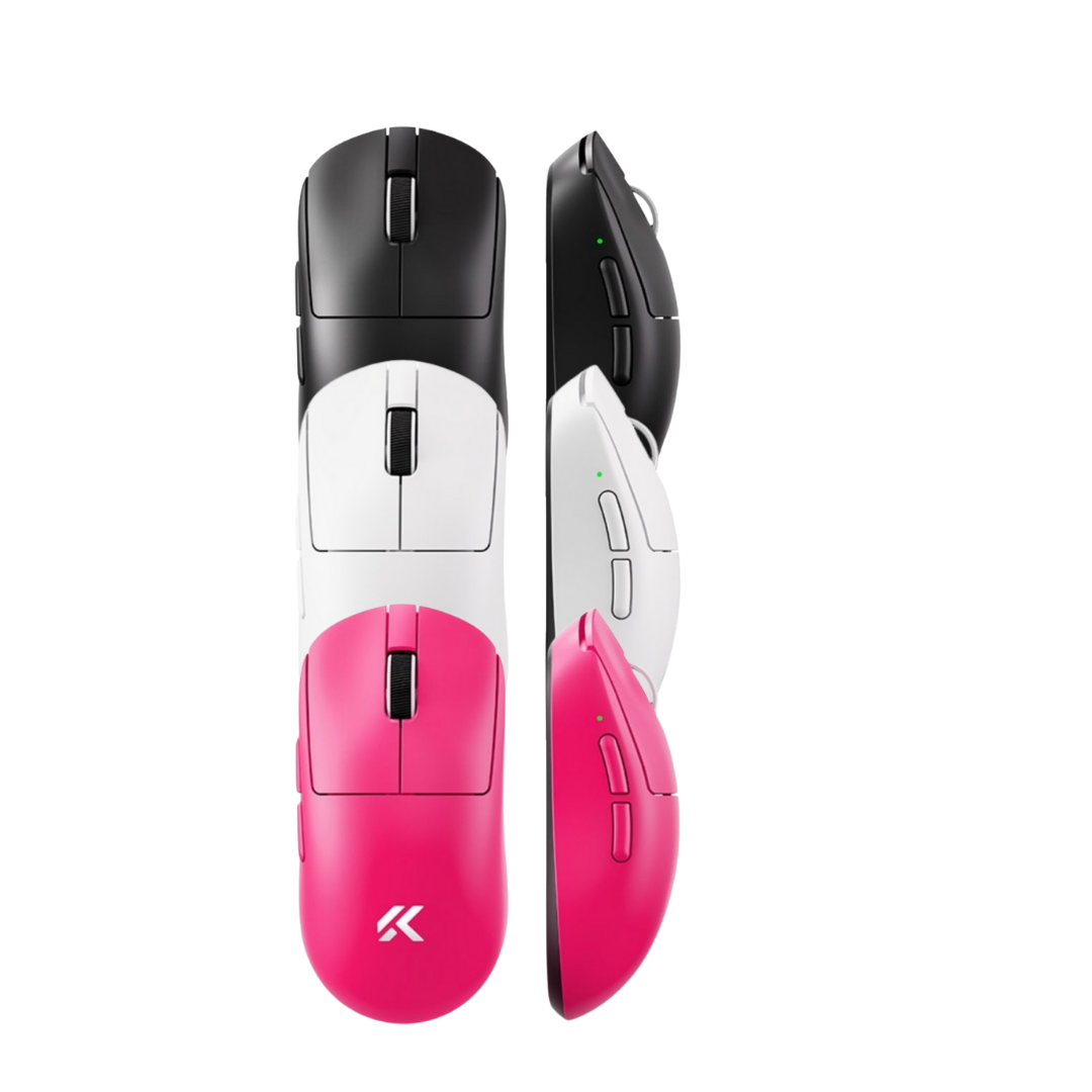 MCHOSE A7 V2 Ultra Lightweight Tri-Mode Wireless Gaming Mouse (White | Black | Rose Red | Green)