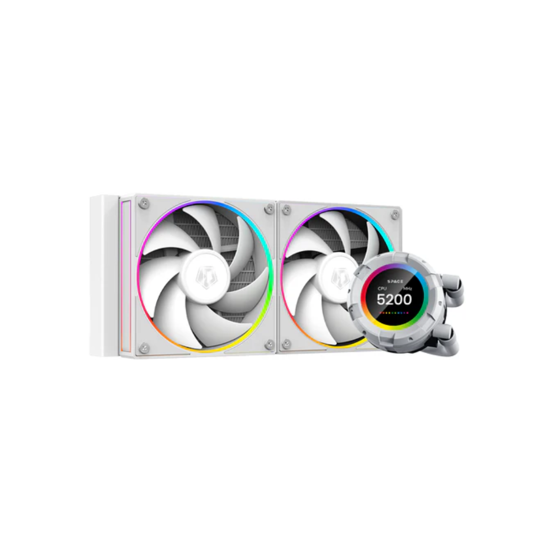 ID Cooling Space SL240 XE LCD White 240mm RGB Liquid CPU Cooler