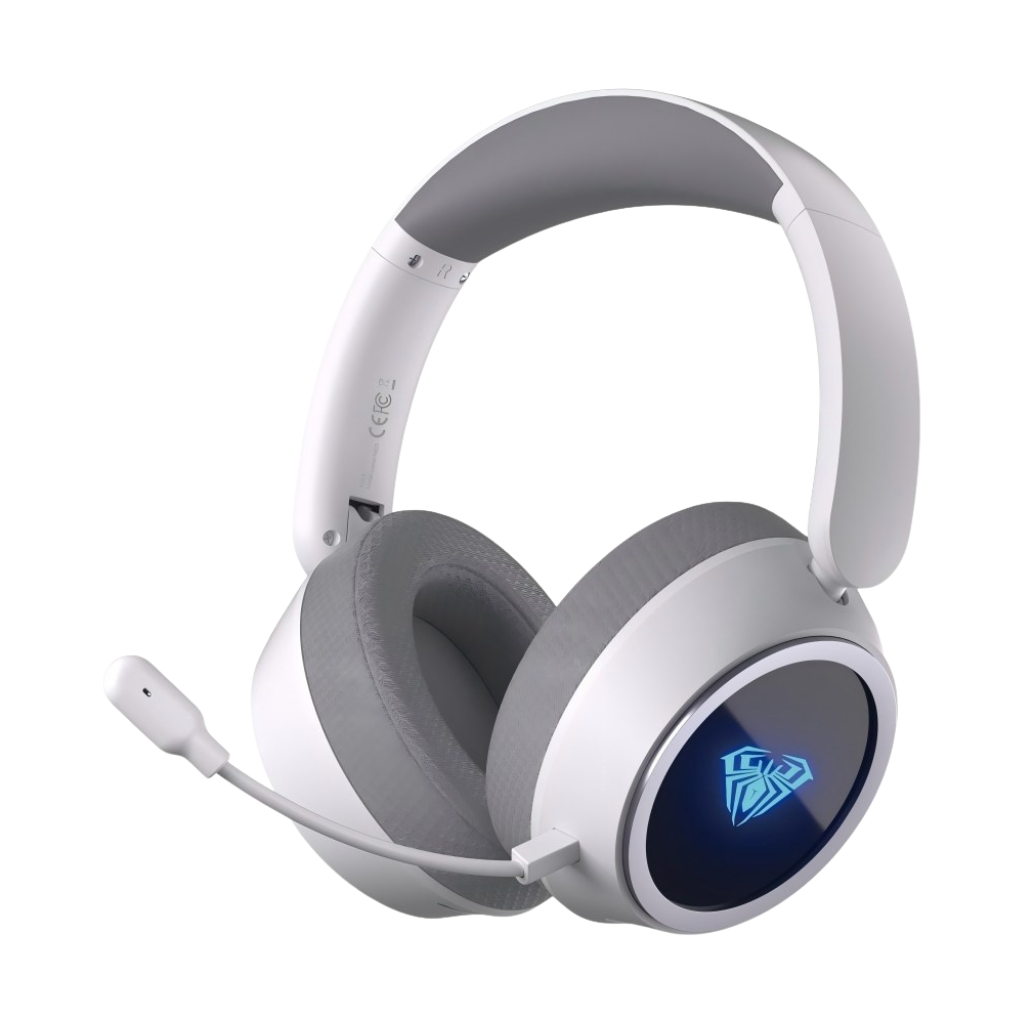 AULA Wind A600 RGB White Quad-Mode Wireless Gaming Headset