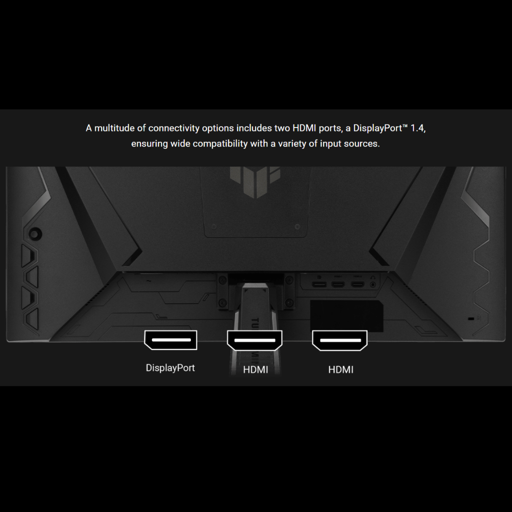 Asus TUF Gaming VG249QM5F 24" IPS 260Hz FHD 1920x1080 OC 1ms(GTG) 0.3ms(min.) Gaming Monitor with Tilt Adjustment