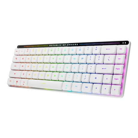 Asus ROG Falchion LP Low Profile Wireless White RX Red 65% Gaming Keyboard M603