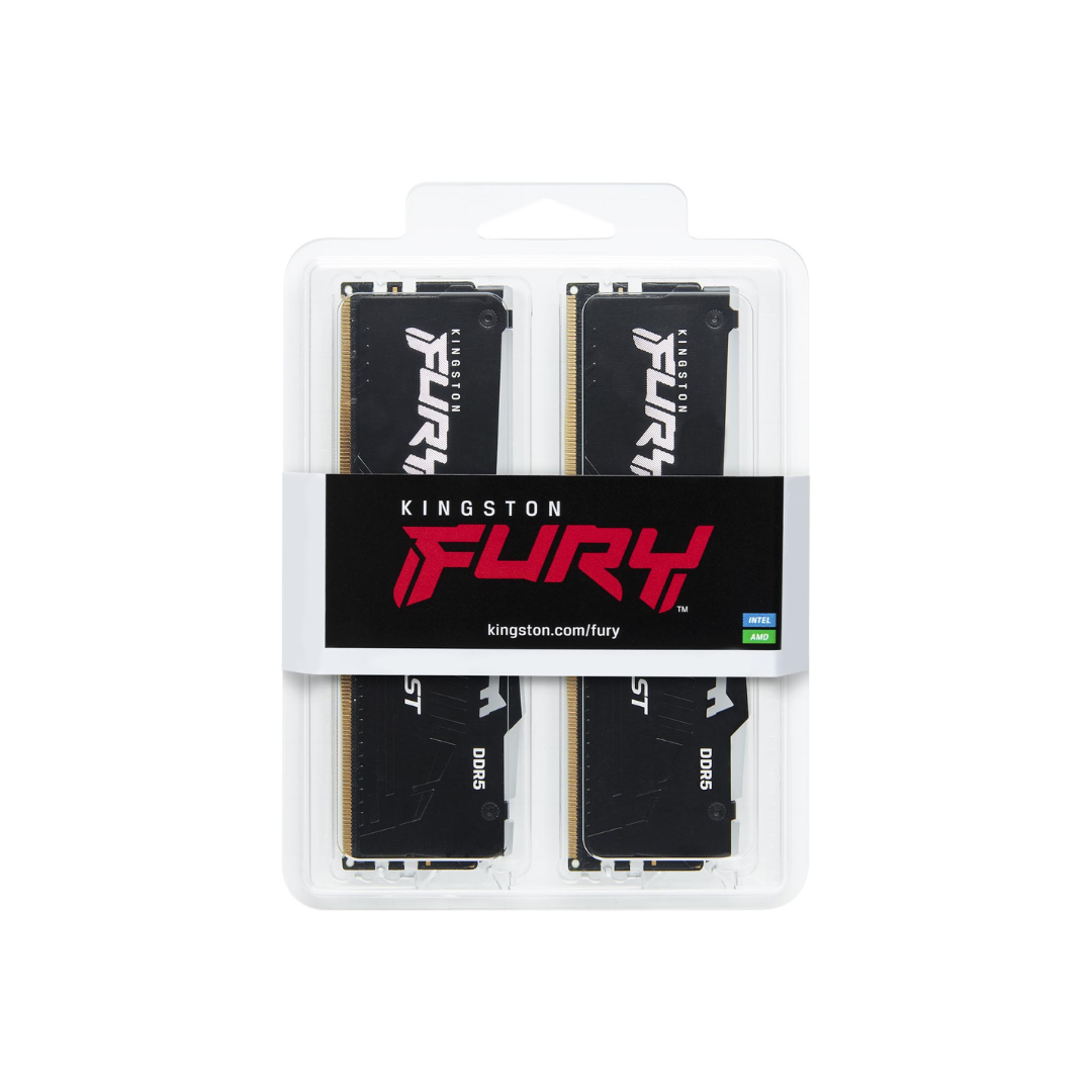 Kingston Fury Beast RGB 16G 8x2 DDR5 5600MHz CL36 KF556C36BBEAK2-16 Desktop Memory