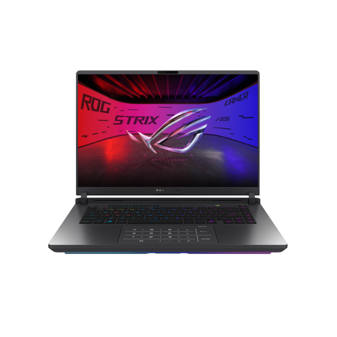 Asus ROG Strix G16 G615LR-S5150WSM Gaming Laptop (Volt Green) | 16" 2.5K OLED 240Hz IPS (2560x1600) | Core Ultra 9 275HX | 16GB RAM | 1TB SSD | RTX 5070 Ti | Windows 11 Home | MS Office Home 2024 + MS 365 Basic + ROG Impact Gaming Mouse + ROG Backpack