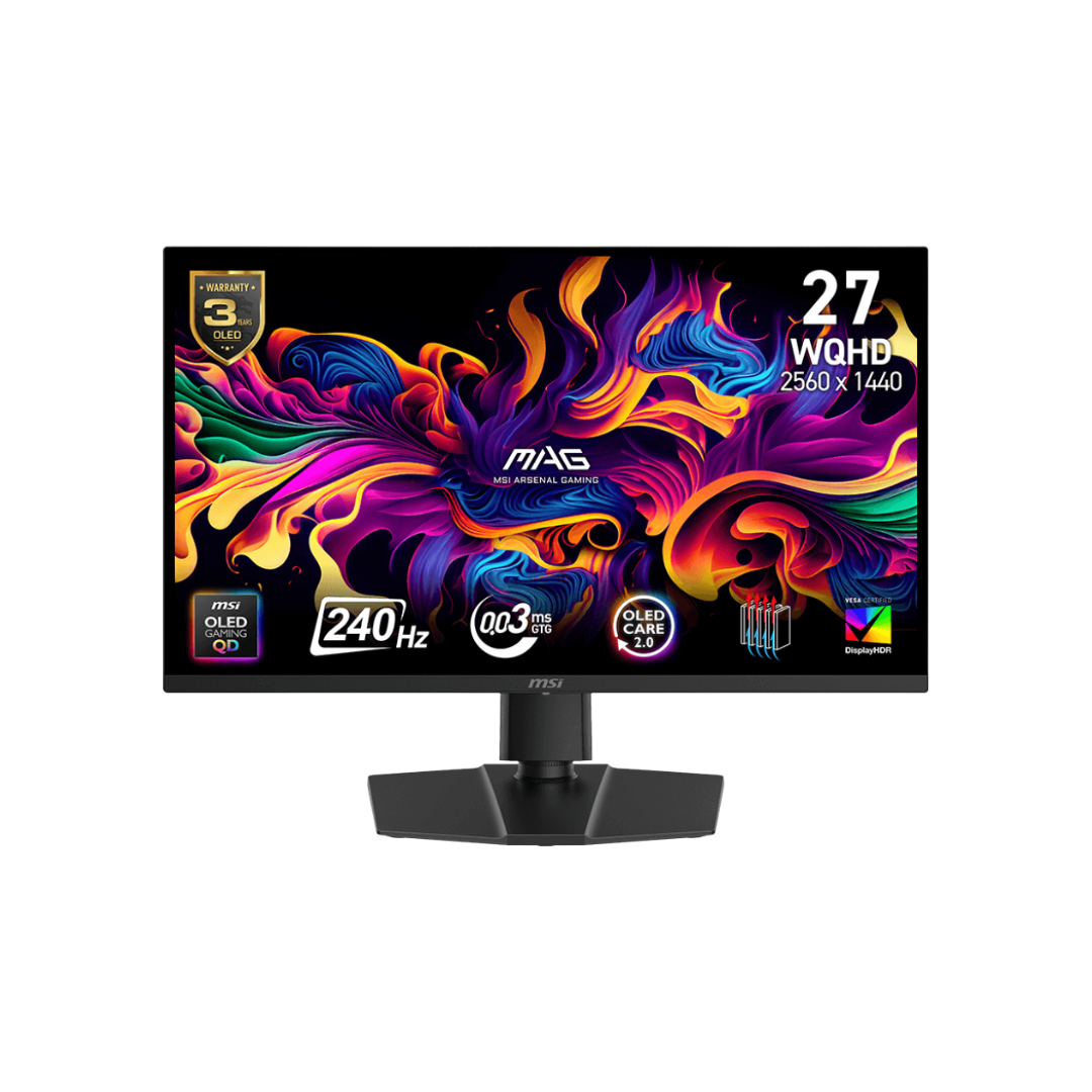 MSI MAG 273QP QD-OLED X24 26.5" 240Hz WQHD (2560x1440) 0.03ms GTG Adaptive-Sync Gaming Monitor