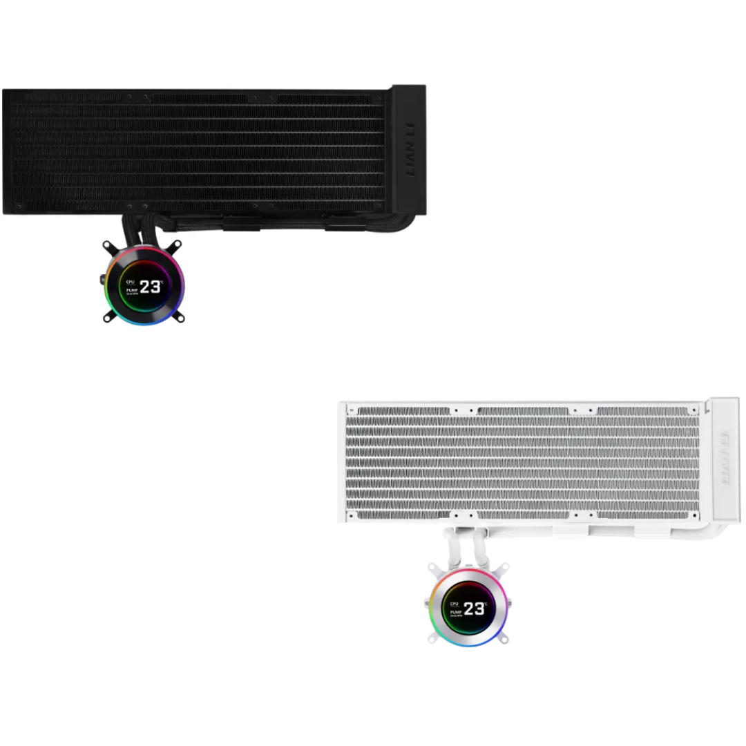 Lian Li HydroShift II LCD-C 360N 360mm AIO LC Cooler LCD Display Non-Fan ( Black | White G89.GHS2LCD36W.00 )