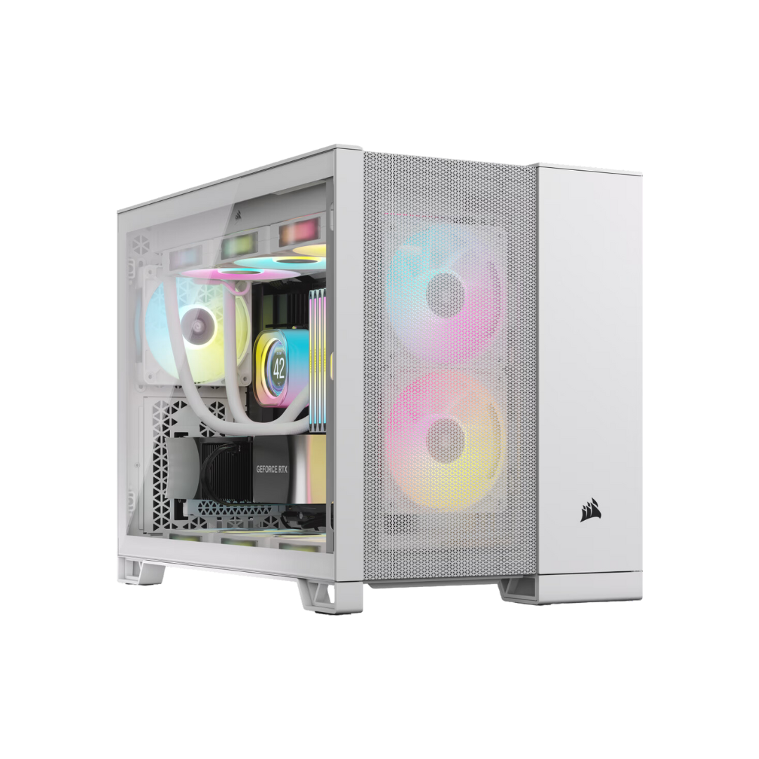 Corsair 2500D Airflow White Dual Chamber Case CC-9011264-WW