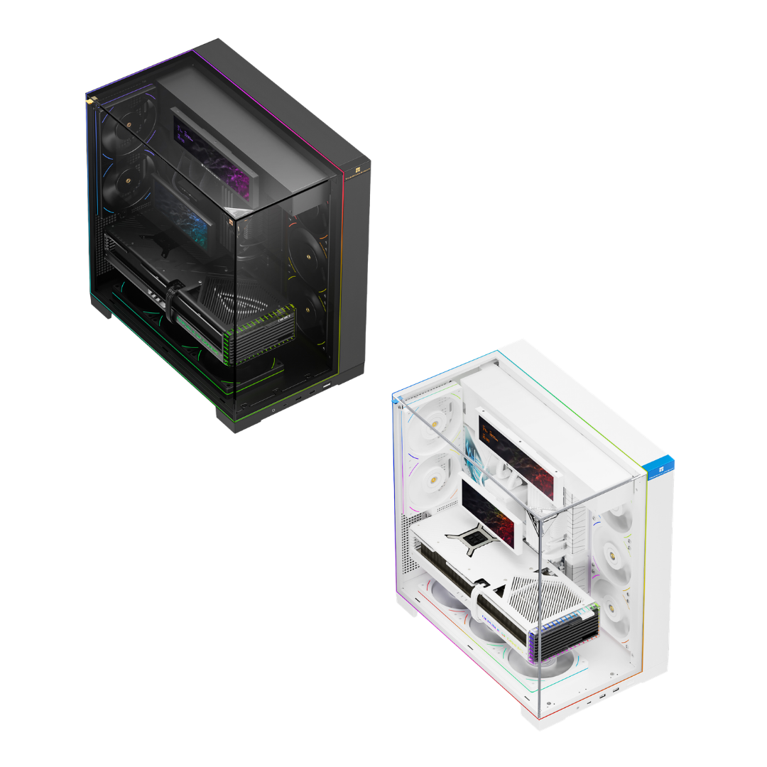 Thermalright TL-A70 Vision Panoramic ATX Case (Black | White)
