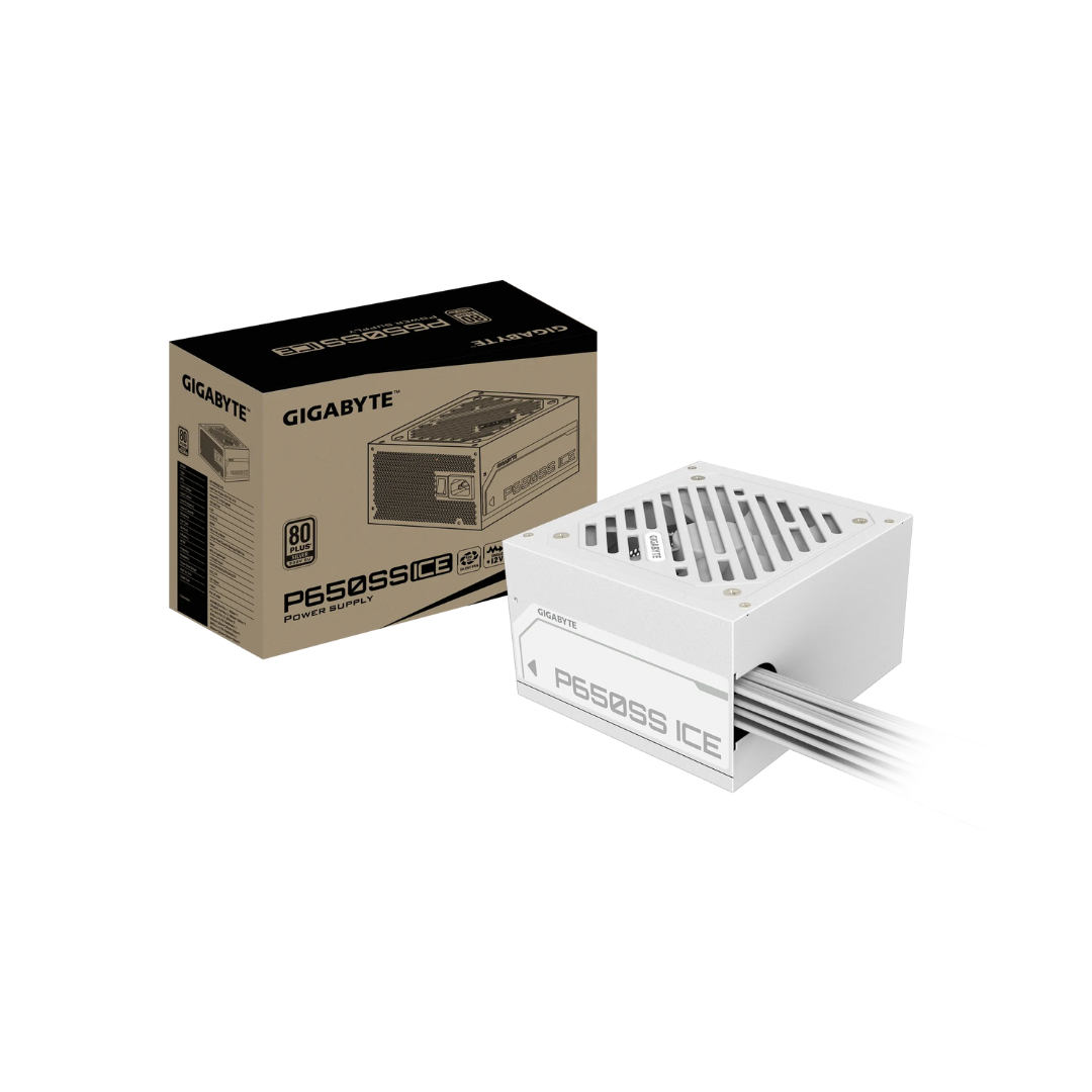 Gigabyte P650SS ICE 650W ATX3.0 80+Silver Power Supply GP-P650SS-ICE