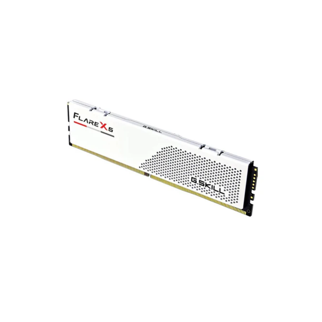 G.Skill Flare X5 16GB Single CL36 DDR5 6000MTs White Desktop Memory F5-6000J3636F16GX1-FX5W