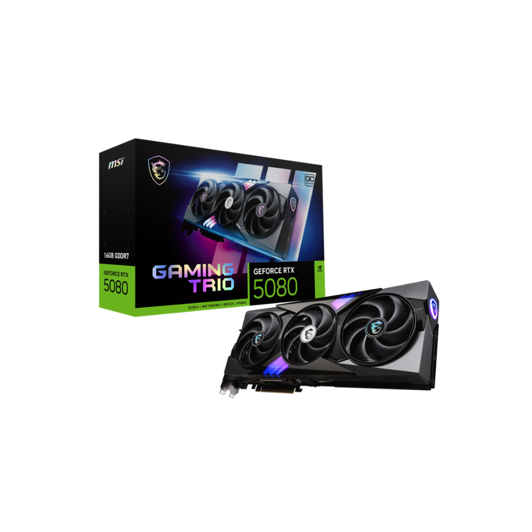 MSI RTX 5080 16G Gaming Trio 16G OC Graphics Card