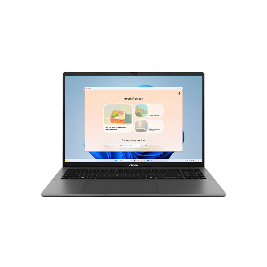 ASUS Vivobook S16 S3607VA-RP181WSM Laptop (Matte Gray) | 16" WUXGA (1920x1200) IPS | Core 5 210H | 16GB RAM | 512GB SSD | UHD Graphics | Windows 11 Home | MS Office Home & Student 2024 + ASUS Backpack