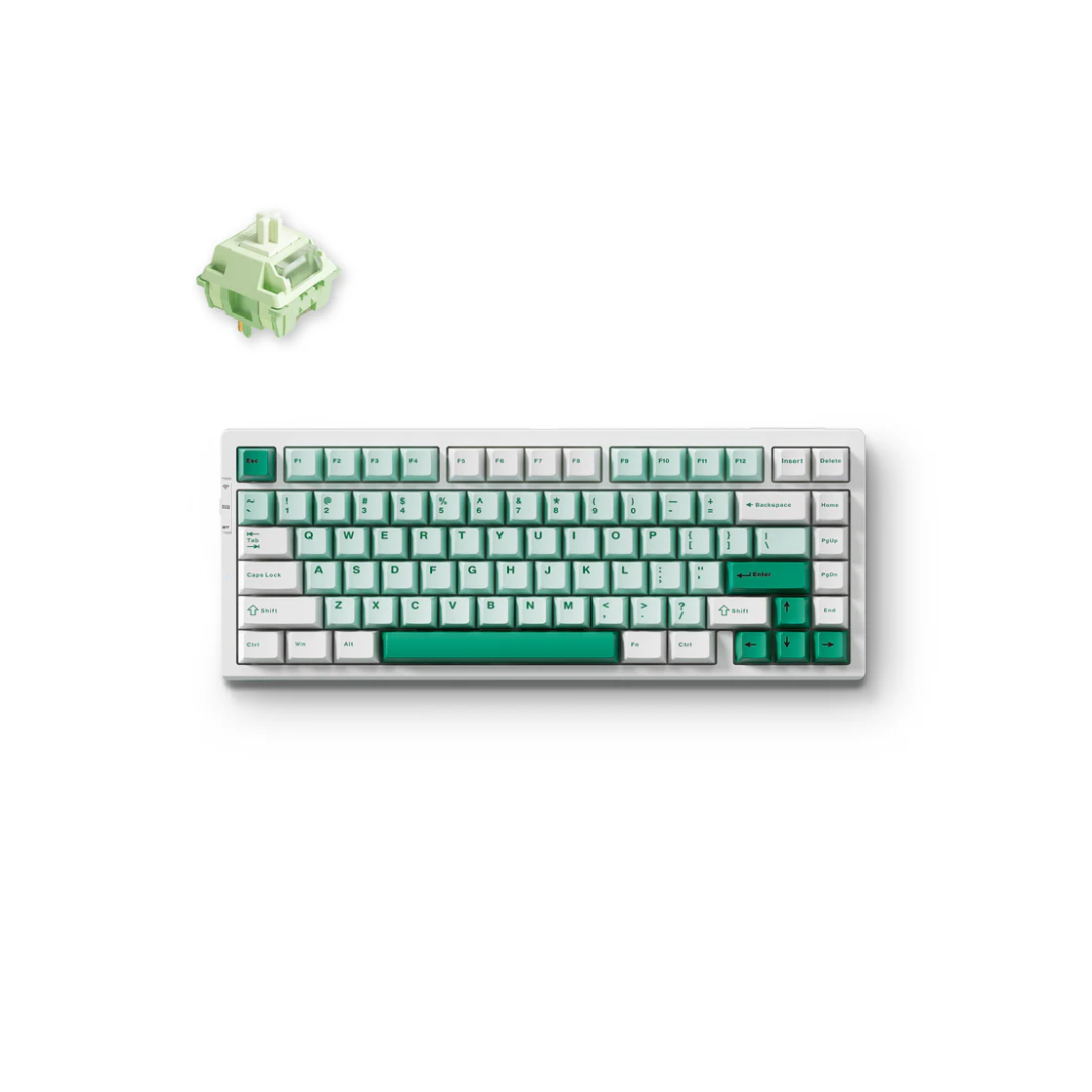MCHOSE G75 Pro Tri-mode Gasket Structure (Matcha Latte Switch V2) Gaming Mechanical Keyboard - 8000mAh Battery