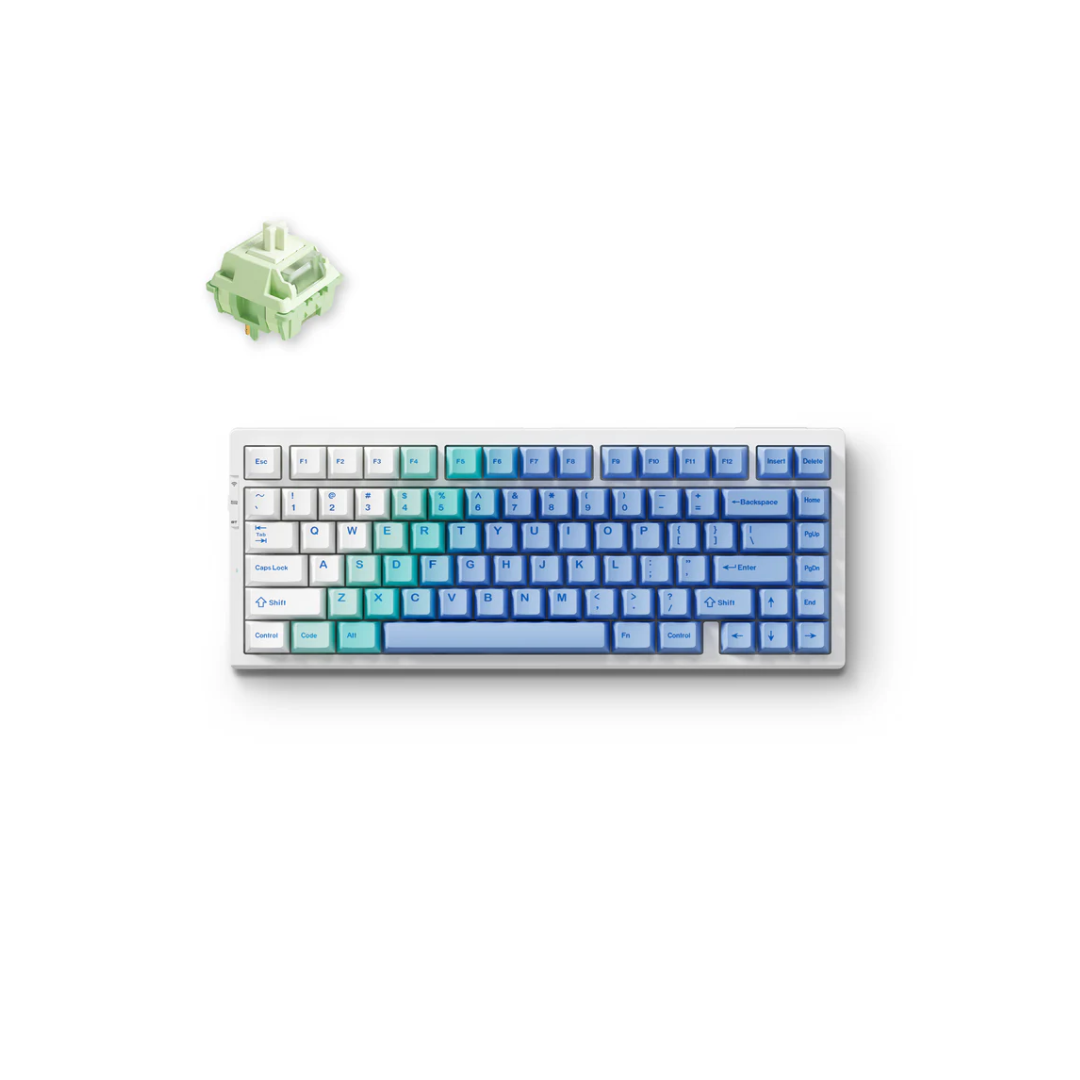 MCHOSE G75 Pro Tri-mode Gasket Structure (Matcha Latte Switch V2) Gaming Mechanical Keyboard - 8000mAh Battery
