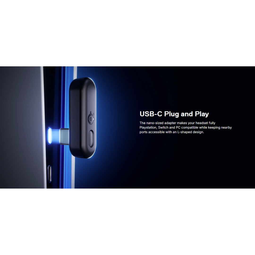 SteelSeries Arctis Nova 3P Wireless Multi-Platform Gaming Headset ( Black 61686 | White 61687 | Aqua 61688 | Lavender 61692 )